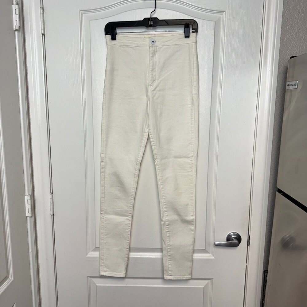 Bullhead Denim Co. Uber High Rise Skinniest White Jeans – Size 7